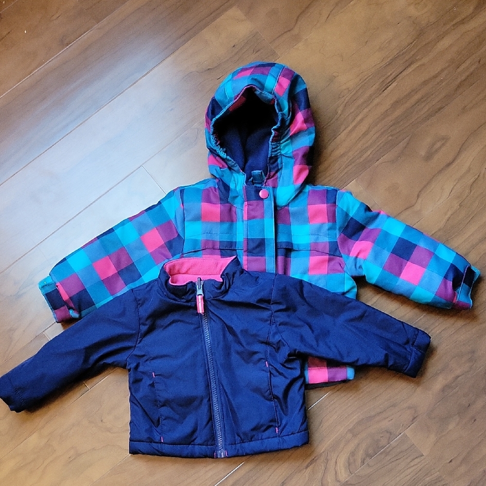 Cat & Jack Plaid Multi-layer Jacket